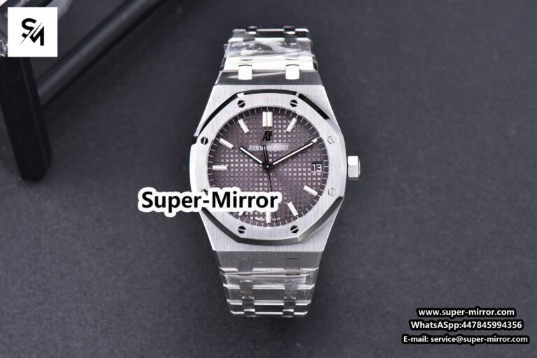 Royal Oak 15500 OMF 41MM Gray Textured Dial SS Bracelet MIYOTA 9015 V2