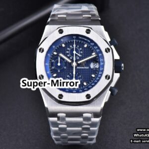 Royal Oak Offshore 26237ST SS JF 44MM Blue Dial SS Bracelet A3126